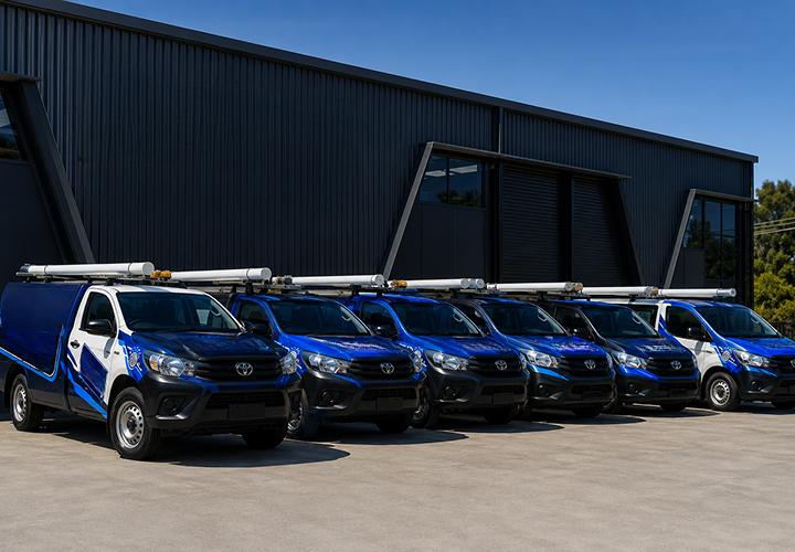 Fleet of St Marys Blocked Drains plumbing vans