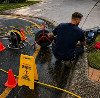 Burst pipe and drain repair in St Marys