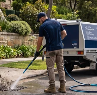 Drain odour treatment in St Marys